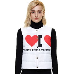 I Love Catherine Women s Short Button Up Puffer Vest