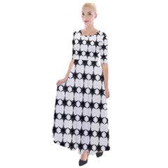 Pattern 137 Half Sleeves Maxi Dress by GardenOfOphir
