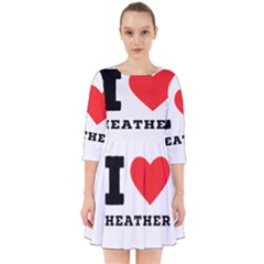 I Love Heather Smock Dress by ilovewhateva