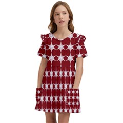 Pattern 152 Kids  Frilly Sleeves Pocket Dress by GardenOfOphir