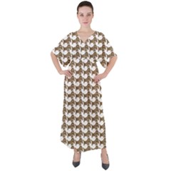 Pattern 161 V-neck Boho Style Maxi Dress by GardenOfOphir