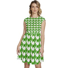Pattern 163 Cap Sleeve High Waist Dress by GardenOfOphir