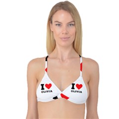 I Love Olivia Reversible Tri Bikini Top by ilovewhateva