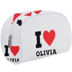 I Love Olivia Make Up Case (large) by ilovewhateva