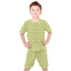 Pattern 199 Kids  Tee And Shorts Set by GardenOfOphir