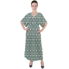 Pattern 202 V-neck Boho Style Maxi Dress by GardenOfOphir