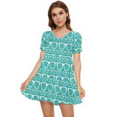 Pattern 206 Tiered Short Sleeve Babydoll Dress by GardenOfOphir