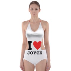 I Love Joyce Cut-out One Piece Swimsuit by ilovewhateva