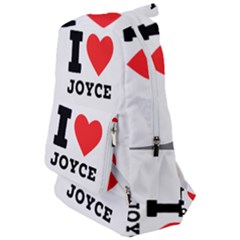 I Love Joyce Travelers  Backpack by ilovewhateva