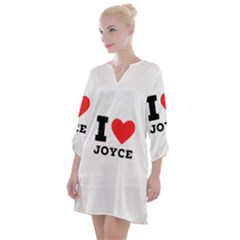 I Love Joyce Open Neck Shift Dress by ilovewhateva