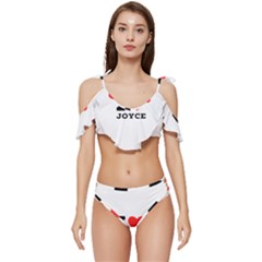 I Love Joyce Ruffle Edge Tie Up Bikini Set	 by ilovewhateva