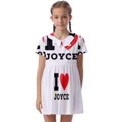 I Love Joyce Kids  Asymmetric Collar Dress by ilovewhateva