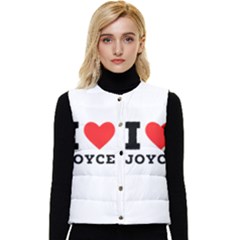 I Love Joyce Women s Short Button Up Puffer Vest