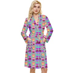 Pattern 209 Long Sleeve Velvet Robe by GardenOfOphir