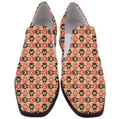 Pattern 216 Women Slip On Heel Loafers by GardenOfOphir
