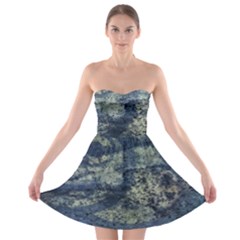 Elemental Beauty Abstract Print Strapless Bra Top Dress by dflcprintsclothing
