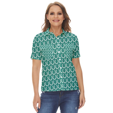 Pattern 226 Women s Short Sleeve Double Pocket Shirt by GardenOfOphir