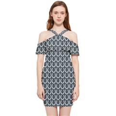 Pattern 233 Shoulder Frill Bodycon Summer Dress by GardenOfOphir