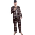 Pattern 254 Men s Long Sleeve Satin Pajamas Set