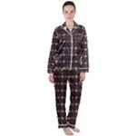 Pattern 254 Women s Long Sleeve Satin Pajamas Set	