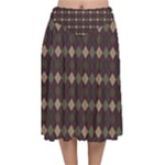 Pattern 254 Velvet Flared Midi Skirt