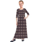 Pattern 254 Kids  Quarter Sleeve Maxi Dress
