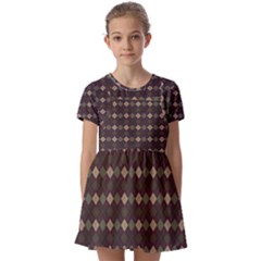 Pattern 254 Kids  Short Sleeve Pinafore Style Dress by GardenOfOphir