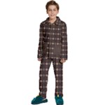Pattern 254 Kids  Long Sleeve Velvet Pajamas Set