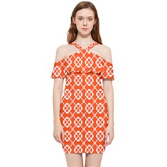 Pattern 293 Shoulder Frill Bodycon Summer Dress by GardenOfOphir