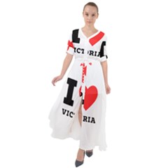 I Love Victoria Waist Tie Boho Maxi Dress by ilovewhateva