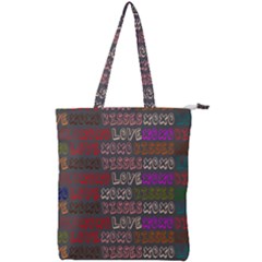 Pattern 311 Double Zip Up Tote Bag by GardenOfOphir