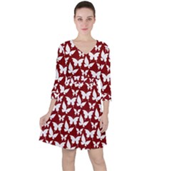 Pattern 324 Quarter Sleeve Ruffle Waist Dress