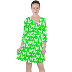 Pattern 328 Quarter Sleeve Ruffle Waist Dress by GardenOfOphir