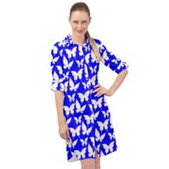 Pattern 332 Long Sleeve Mini Shirt Dress by GardenOfOphir