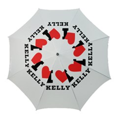 I Love Kelly  Golf Umbrellas by ilovewhateva