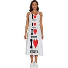 I Love Evelyn Sleeveless Shoulder Straps Boho Dress by ilovewhateva