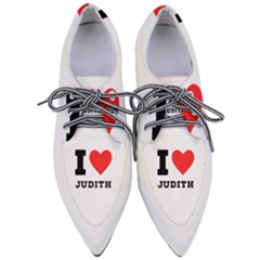 I Love Judith Pointed Oxford Shoes by ilovewhateva