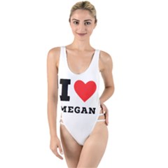 I Love Megan High Leg Strappy Swimsuit by ilovewhateva