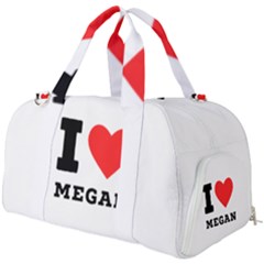 I Love Megan Burner Gym Duffel Bag