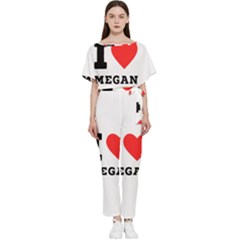 I Love Megan Batwing Lightweight Chiffon Jumpsuit by ilovewhateva