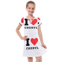 I Love Cheryl Kids  Cross Web Dress by ilovewhateva