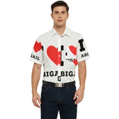 I Love Abigail  Men s Short Sleeve Pocket Shirt  by ilovewhateva
