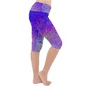 Psychedelic Retrovintage Colorful Lightweight Velour Cropped Yoga Leggings View3