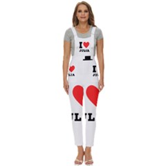 I Love Julia  Women s Pinafore Overalls Jumpsuit by ilovewhateva