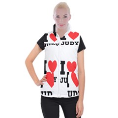 I Love Judy Women s Button Up Vest by ilovewhateva