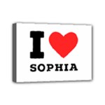 I love sophia Mini Canvas 7  x 5  (Stretched)