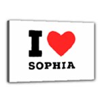I love sophia Canvas 18  x 12  (Stretched)