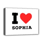 I love sophia Deluxe Canvas 16  x 12  (Stretched) 