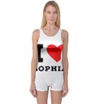 I love sophia One Piece Boyleg Swimsuit