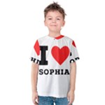 I love sophia Kids  Cotton Tee